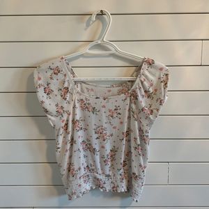 Floral print top